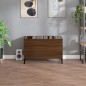 vidaXL Mueble discos madera contrachapada roble marrón 74,5x38x48 cm vidaXL Mueble discos madera contrachapada roble marrón 74,5x38x48 cm