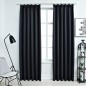 vidaXL Cortinas opacas con ganchos 2 unidades gris antracita 140x175cm vidaXL Cortinas opacas con ganchos 2 unidades gris antracita 140x175cm