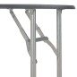 vidaXL Juego de comedor plegable con estante 3 pzas MDF y acero negro vidaXL Juego de comedor plegable con estante 3 pzas MDF y acero negro
