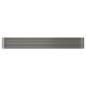 vidaXL Jardinera arriate acero recubrimiento polvo gris 512x80x68 cm vidaXL Jardinera arriate acero recubrimiento polvo gris 512x80x68 cm