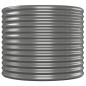 vidaXL Jardinera arriate acero recubrimiento polvo gris 512x80x68 cm vidaXL Jardinera arriate acero recubrimiento polvo gris 512x80x68 cm