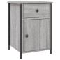 vidaXL Mesita de noche madera contrachapada gris Sonoma 40x42x60 cm vidaXL Mesita de noche madera contrachapada gris Sonoma 40x42x60 cm