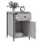 vidaXL Mesita de noche madera contrachapada gris Sonoma 40x42x60 cm vidaXL Mesita de noche madera contrachapada gris Sonoma 40x42x60 cm