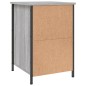 vidaXL Mesita de noche madera contrachapada gris Sonoma 40x42x60 cm vidaXL Mesita de noche madera contrachapada gris Sonoma 40x42x60 cm
