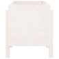 vidaXL Jardinera de madera maciza de pino blanco 62x50x57 cm vidaXL Jardinera de madera maciza de pino blanco 62x50x57 cm