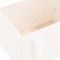 vidaXL Jardinera de madera maciza de pino blanco 62x50x57 cm vidaXL Jardinera de madera maciza de pino blanco 62x50x57 cm