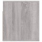 vidaXL Mesita de noche de pared gris Sonoma 50x36x40 cm vidaXL Mesita de noche de pared gris Sonoma 50x36x40 cm