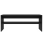 vidaXL Mesa de centro de madera contrachapada negro 100x40x40 cm vidaXL Mesa de centro de madera contrachapada negro 100x40x40 cm
