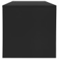 vidaXL Mesa de centro de madera contrachapada negro 100x40x40 cm vidaXL Mesa de centro de madera contrachapada negro 100x40x40 cm