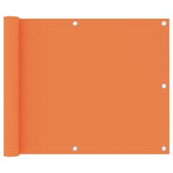 vidaXL Toldo para balcón de tela oxford naranja 75x600 cm