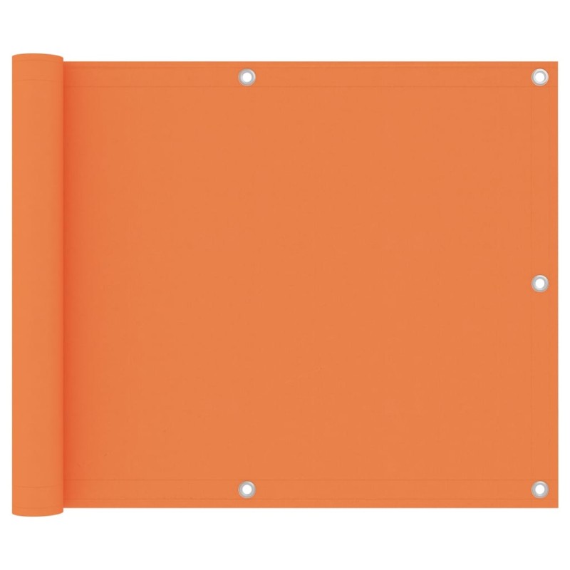 vidaXL Toldo para balcón de tela oxford naranja 75x600 cm vidaXL Toldo para balcón de tela oxford naranja 75x600 cm