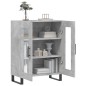 vidaXL Aparador de madera de ingeniería gris hormigón 69,5x34x90 cm vidaXL Aparador de madera de ingeniería gris hormigón 69,5x34x90 cm