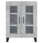 vidaXL Aparador de madera de ingeniería gris hormigón 69,5x34x90 cm vidaXL Aparador de madera de ingeniería gris hormigón 69,5x34x90 cm