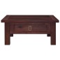 vidaXL Mesa de centro clásica madera maciza caoba marrón 68x68x30 cm vidaXL Mesa de centro clásica madera maciza caoba marrón 68x68x30 cm
