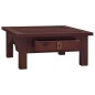 vidaXL Mesa de centro clásica madera maciza caoba marrón 68x68x30 cm vidaXL Mesa de centro clásica madera maciza caoba marrón 68x68x30 cm