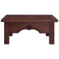 vidaXL Mesa de centro clásica madera maciza caoba marrón 68x68x30 cm vidaXL Mesa de centro clásica madera maciza caoba marrón 68x68x30 cm