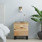 vidaXL Mesita de noche de madera maciza de mango 40x33x46 cm vidaXL Mesita de noche de madera maciza de mango 40x33x46 cm