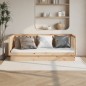 vidaXL Sofá cama madera maciza de pino 90x200 cm vidaXL Sofá cama madera maciza de pino 90x200 cm