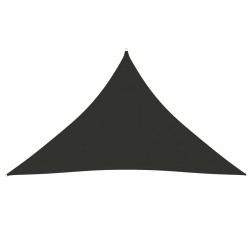 vidaXL Toldo vela triangular tela Oxford gris antracita 2,5x2,5x3,5 m