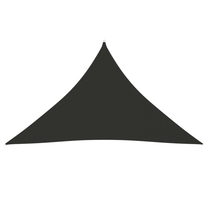 vidaXL Toldo vela triangular tela Oxford gris antracita 2,5x2,5x3,5 m vidaXL Toldo vela triangular tela Oxford gris antracita 2,5x2,5x3,5 m
