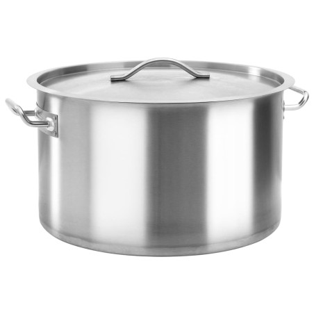 vidaXL Olla de acero inoxidable 58 L 50x30 cm
