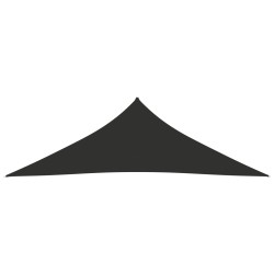 vidaXL Toldo vela triangular tela Oxford gris antracita 2,5x2,5x3,5 m