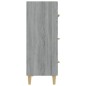 vidaXL Aparador de madera contrachapada gris Sonoma 70x34x90 cm vidaXL Aparador de madera contrachapada gris Sonoma 70x34x90 cm