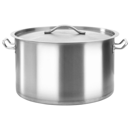 vidaXL Olla de acero inoxidable 58 L 50x30 cm