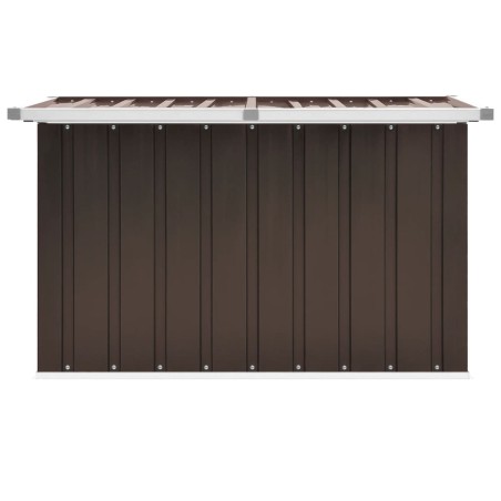 vidaXL Caja de almacenaje para jardín marrón 109x67x65 cm
