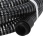 vidaXL Manguera de succión con conectores de latón PVC negro 29 mm 10m vidaXL Manguera de succión con conectores de latón PVC negro 29 mm 10m