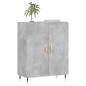 vidaXL Aparador de madera de ingeniería gris hormigón 69,5x34x90 cm vidaXL Aparador de madera de ingeniería gris hormigón 69,5x34x90 cm