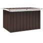 vidaXL Caja de almacenaje para jardín marrón 109x67x65 cm vidaXL Caja de almacenaje para jardín marrón 109x67x65 cm