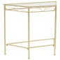 vidaXL Mesa auxiliar de estilo vintage metal 87x34x73 cm dorada vidaXL Mesa auxiliar de estilo vintage metal 87x34x73 cm dorada