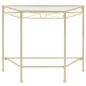 vidaXL Mesa auxiliar de estilo vintage metal 87x34x73 cm dorada vidaXL Mesa auxiliar de estilo vintage metal 87x34x73 cm dorada