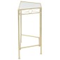vidaXL Mesa auxiliar de estilo vintage metal 87x34x73 cm dorada vidaXL Mesa auxiliar de estilo vintage metal 87x34x73 cm dorada
