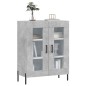 vidaXL Aparador de madera de ingeniería gris hormigón 69,5x34x90 cm vidaXL Aparador de madera de ingeniería gris hormigón 69,5x34x90 cm