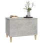 vidaXL Mesa de centro madera contrachapada gris hormigón 60x44,5x45 cm vidaXL Mesa de centro madera contrachapada gris hormigón 60x44,5x45 cm