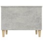 vidaXL Mesa de centro madera contrachapada gris hormigón 60x44,5x45 cm vidaXL Mesa de centro madera contrachapada gris hormigón 60x44,5x45 cm