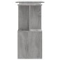 vidaXL Escritorio esquina madera contrachapada gris Sonoma 200x50x76cm vidaXL Escritorio esquina madera contrachapada gris Sonoma 200x50x76cm