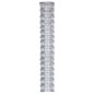 vidaXL Valla de jardín de acero galvanizado plateado 50x0,8 m vidaXL Valla de jardín de acero galvanizado plateado 50x0,8 m