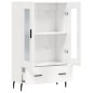 vidaXL Aparador alto madera de ingeniería blanco brillo 69,5x31x115 cm vidaXL Aparador alto madera de ingeniería blanco brillo 69,5x31x115 cm