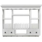vidaXL Mueble de pared para cocina de madera blanco vidaXL Mueble de pared para cocina de madera blanco