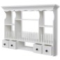 vidaXL Mueble de pared para cocina de madera blanco vidaXL Mueble de pared para cocina de madera blanco