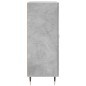 vidaXL Aparador de madera de ingeniería gris hormigón 69,5x34x90 cm vidaXL Aparador de madera de ingeniería gris hormigón 69,5x34x90 cm