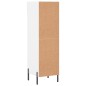 vidaXL Mueble zapatero madera contrachapada blanco brillo 30x35x105 cm vidaXL Mueble zapatero madera contrachapada blanco brillo 30x35x105 cm