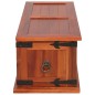vidaXL Baúl de almacenamiento de madera maciza de acacia 60x25x22 cm vidaXL Baúl de almacenamiento de madera maciza de acacia 60x25x22 cm