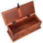 vidaXL Baúl de almacenamiento de madera maciza de acacia 60x25x22 cm vidaXL Baúl de almacenamiento de madera maciza de acacia 60x25x22 cm