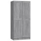 vidaXL Armario de madera contrachapada gris Sonoma 82,5x51,5x180 cm vidaXL Armario de madera contrachapada gris Sonoma 82,5x51,5x180 cm