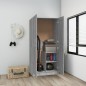 vidaXL Armario de madera contrachapada gris Sonoma 82,5x51,5x180 cm vidaXL Armario de madera contrachapada gris Sonoma 82,5x51,5x180 cm