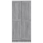 vidaXL Armario de madera contrachapada gris Sonoma 82,5x51,5x180 cm vidaXL Armario de madera contrachapada gris Sonoma 82,5x51,5x180 cm